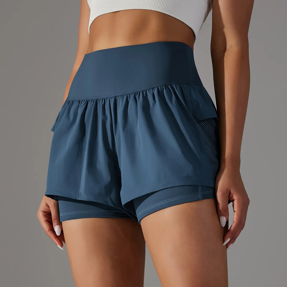 High Waisted Athletic Workout Shorts