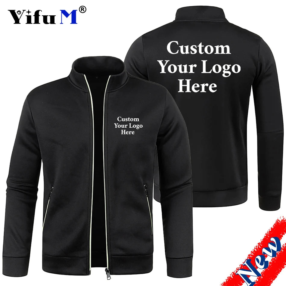 Men Zipper Jackets with custom logo by YIFU