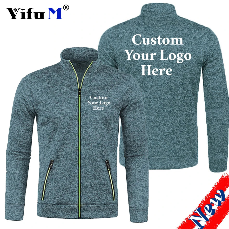 Men Zipper Jackets with custom logo by YIFU