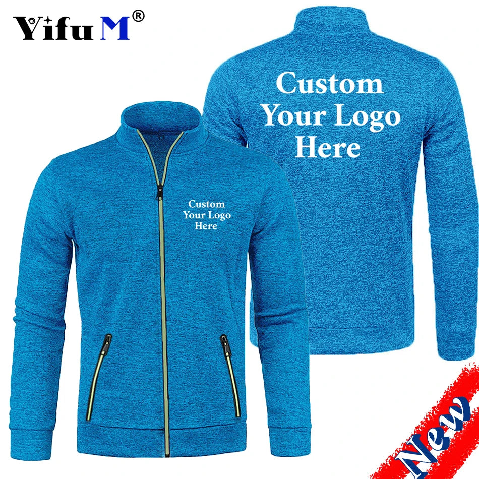 Men Zipper Jackets with custom logo by YIFU