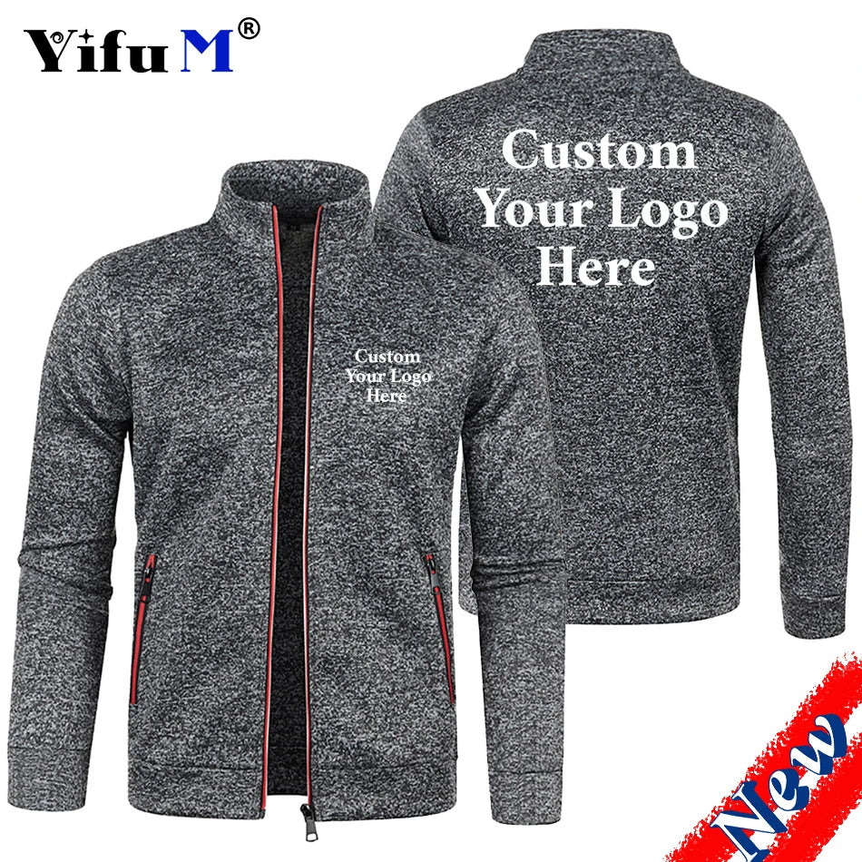 Men Zipper Jackets with custom logo by YIFU