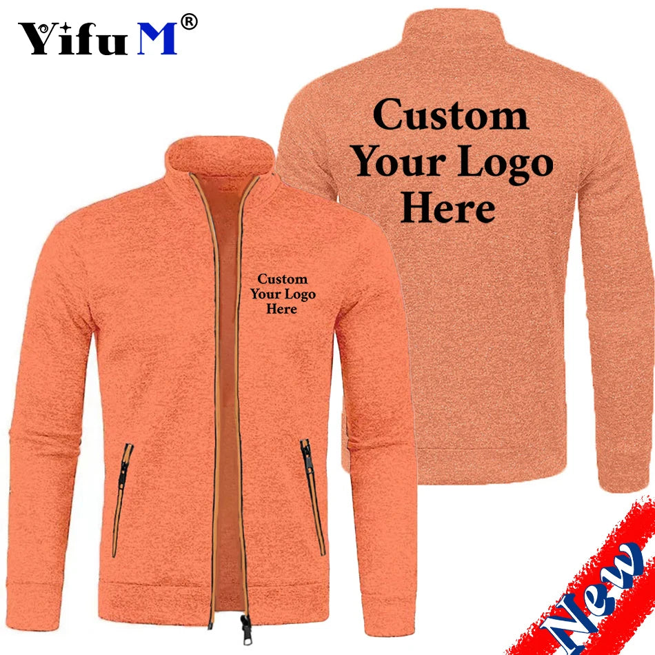 Men Zipper Jackets with custom logo by YIFU