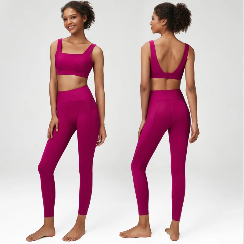 2 and 3 Piece Fitness Yoga Suits