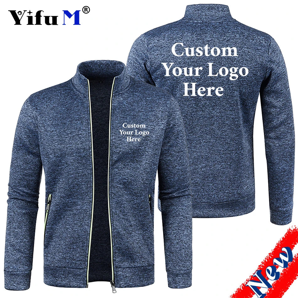 Men Zipper Jackets with custom logo by YIFU