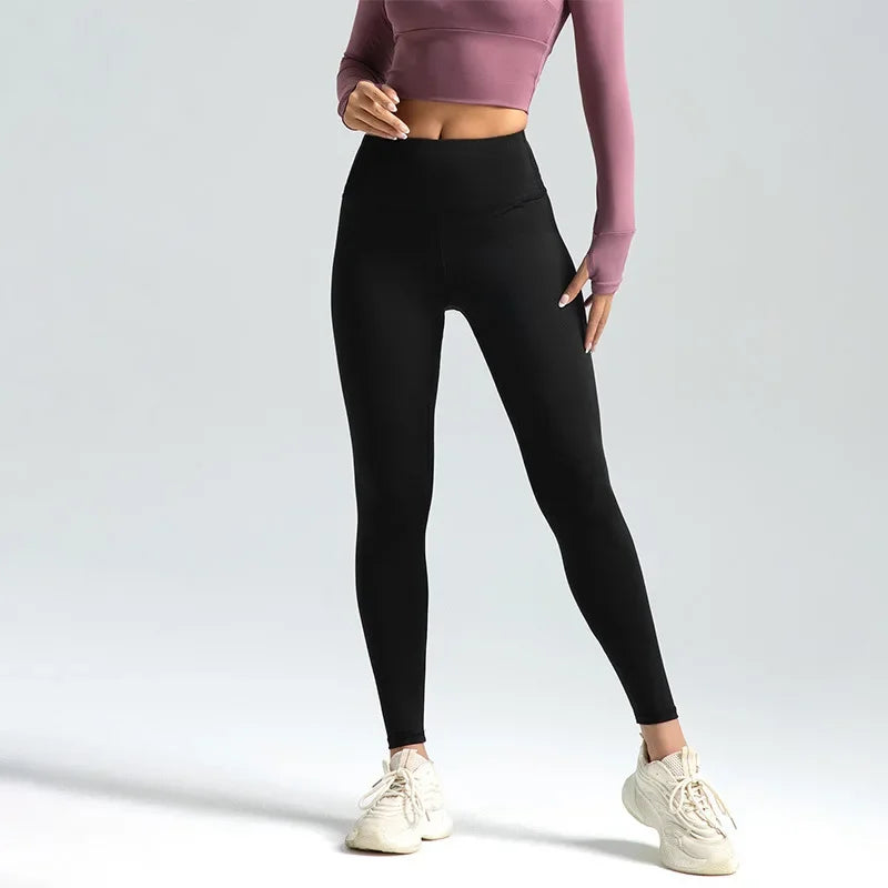 High-Waisted Stretchy Yoga Leggings