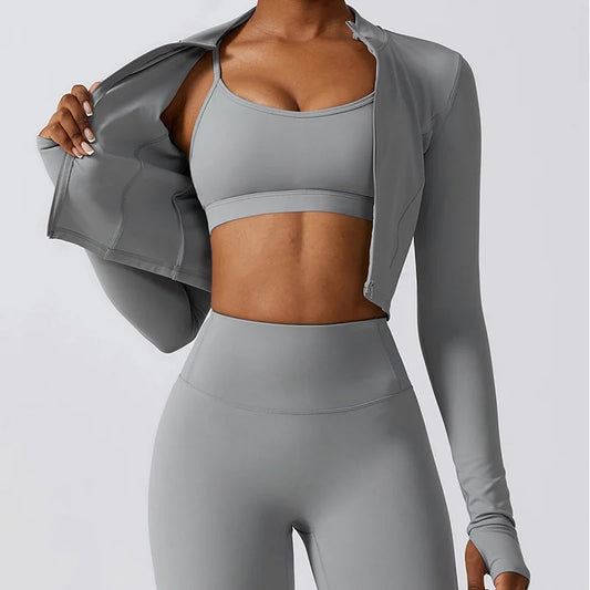 Seamless 3 Piece Sports/Pilates suit