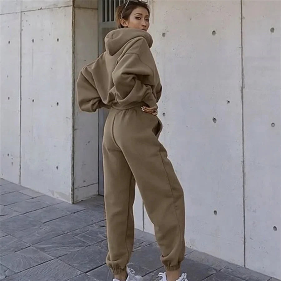 Women's Hoodie Joggers 2 Piece Set