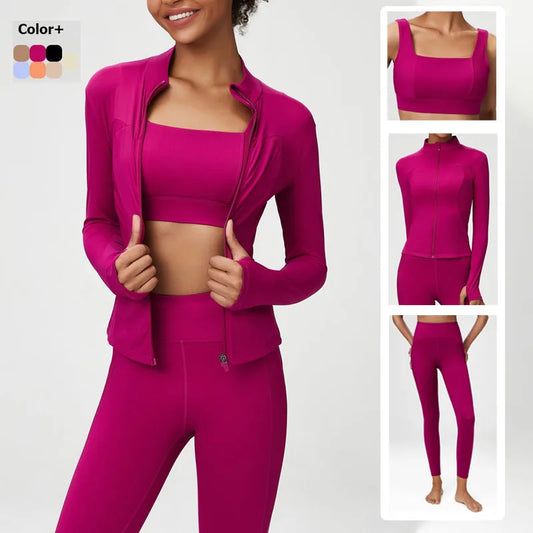 2 and 3 Piece Fitness Yoga Suits